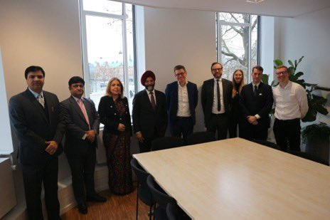 Sh Bhupinder S Bhalla, Secretary, Ministry of New & Renewable Energy @mnreindia, met with Mr. @LarsFrelle Petersen, Permanent Secretary, @KlimaMin, along with senior officials from the @Energistyr. They had fruitful discussions about cooperation on #RenewableEnergy between 🇮🇳🇩🇰.