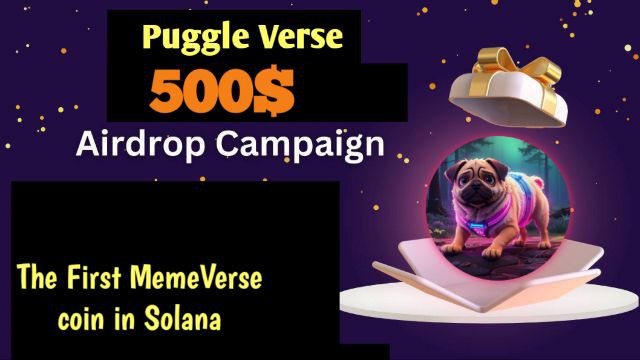 New airdrop: Puggle Verse Reward: 5$ Pug Distribution date: After TGE 🔗Airdrop Link: t.me/AirdropNinja36… #airdrop #crypto #bitcoin #cryptocurrency #airdropninjapro #binance #blockchain