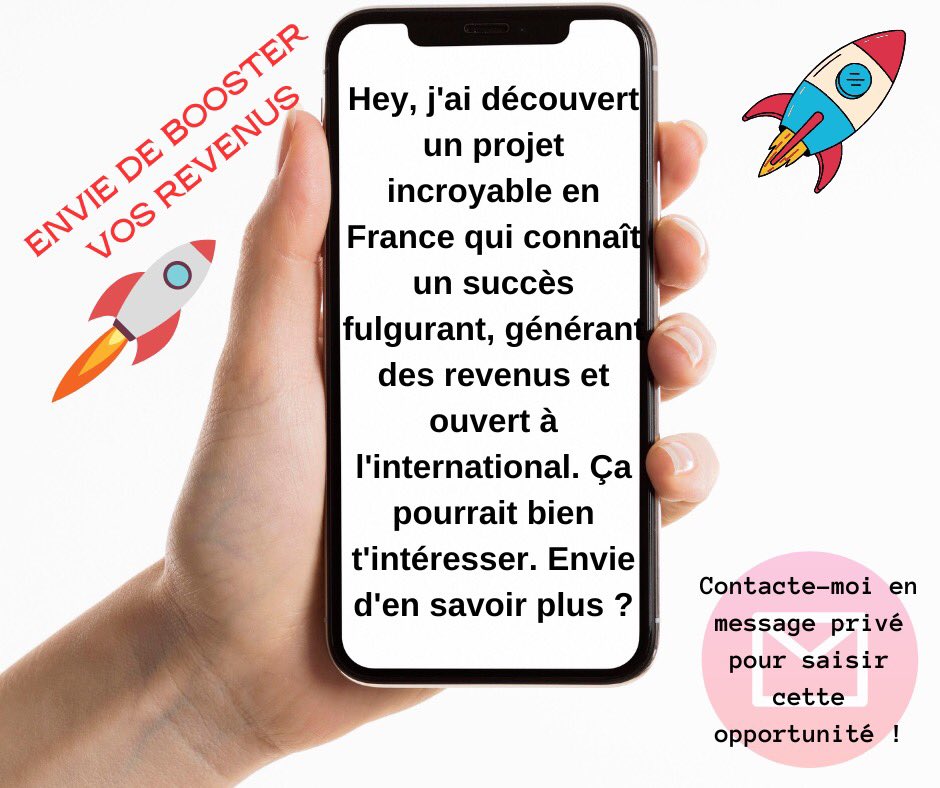 MPCSDIGITALSEO's tweet photo. Toutes les infos en PV #libertéfinancière #buisness #revenupassif #projetfrançais https://t.co/GcudPWX4mY