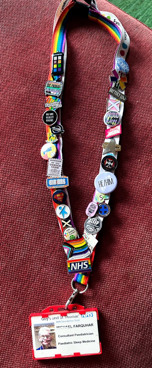 My work lanyard gets a lot of comments, and people spotting something on it and asking about it has started a lot of conversations over the years All of the badges are there for some reason or another ... here's the updated story for them all