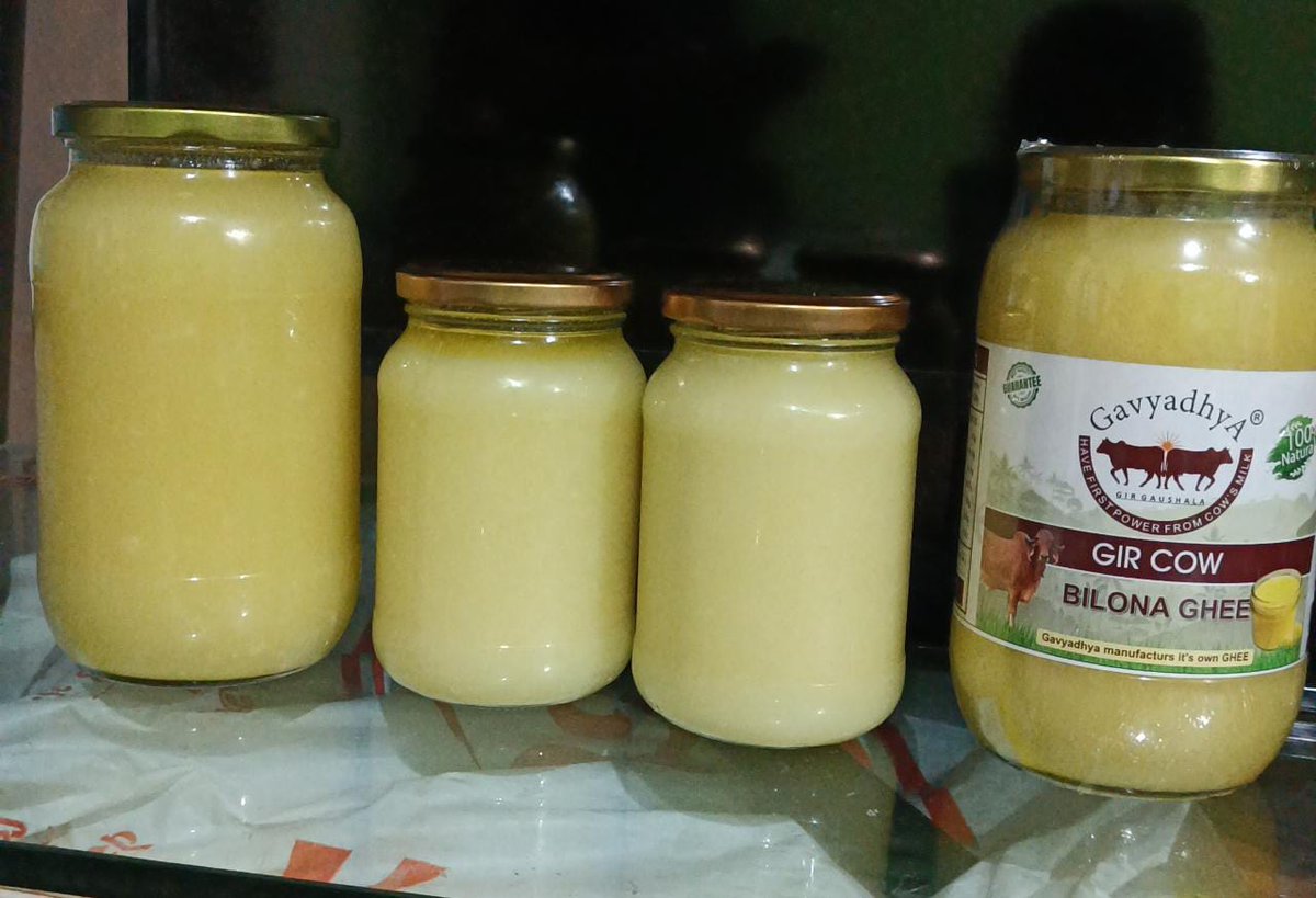 Difference in colour and texture of ghee. 

Why ?

Let's have thread 🧵 on the topic.