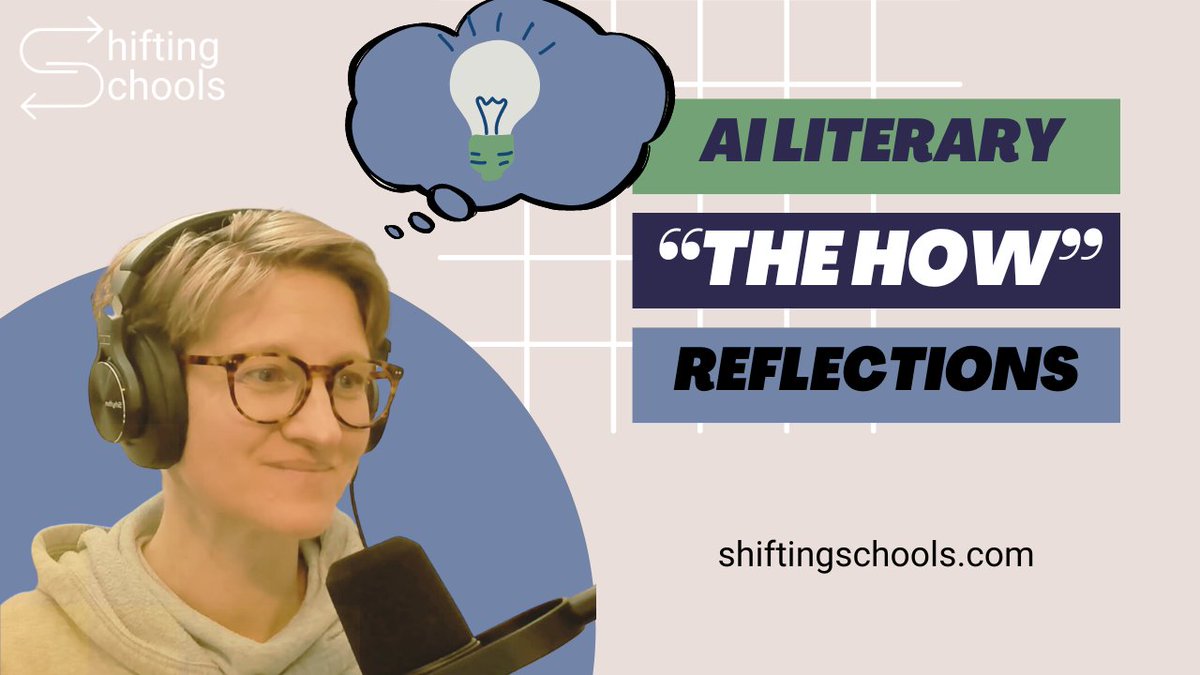 Learn more about why we are leaning heavily into 'the how' in our conversations about #AILiteracy in this short video reflection: youtube.com/watch?v=UNgUHu…