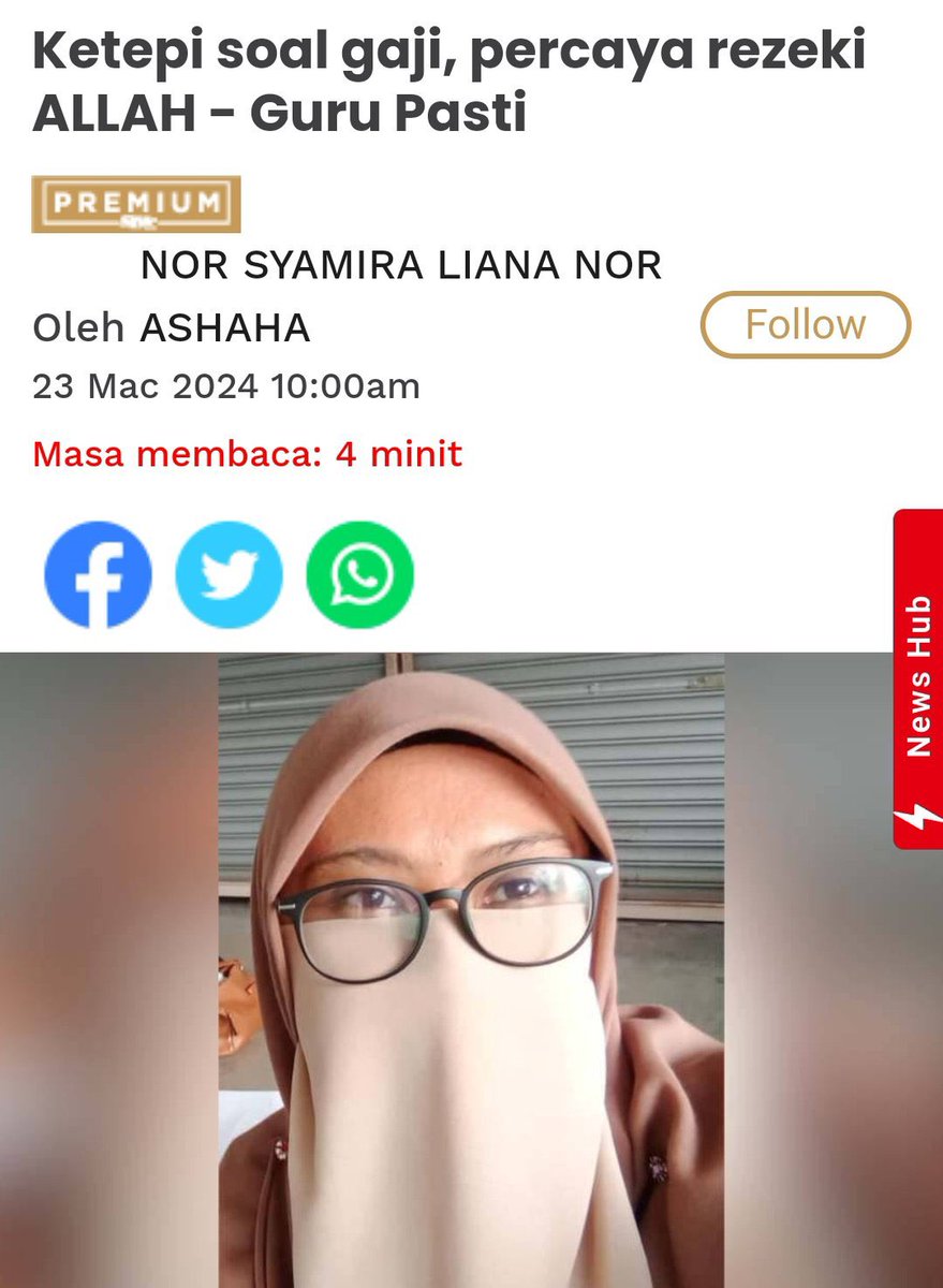 Banyak benda bercanggah. Kejap gaji kejap sukarela. Kenapa ada MGP sebagai kesatuan pekerja kalau bukan pekerja?

Selesailah cara elok. Tak perlu nak nafi2. Yang dapat manfaatnya bukan orang lain, muallimah PASTI juga