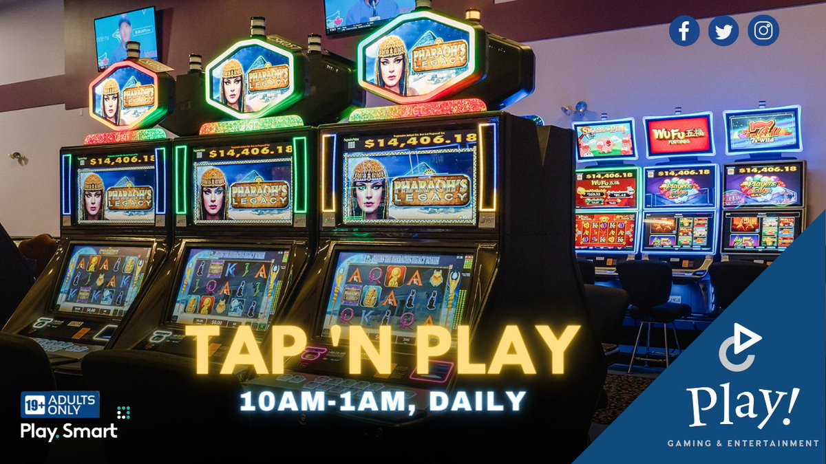 TAP 'N PLAY games are easy to play for the chance to win instant cash prizes and progressive jackpots. Fun, fast and you can play daily! Open daily from 10 am to 1 am.📍1600 Bath Road, Kingston. ow.ly/TQlH50R0sJH #YGK