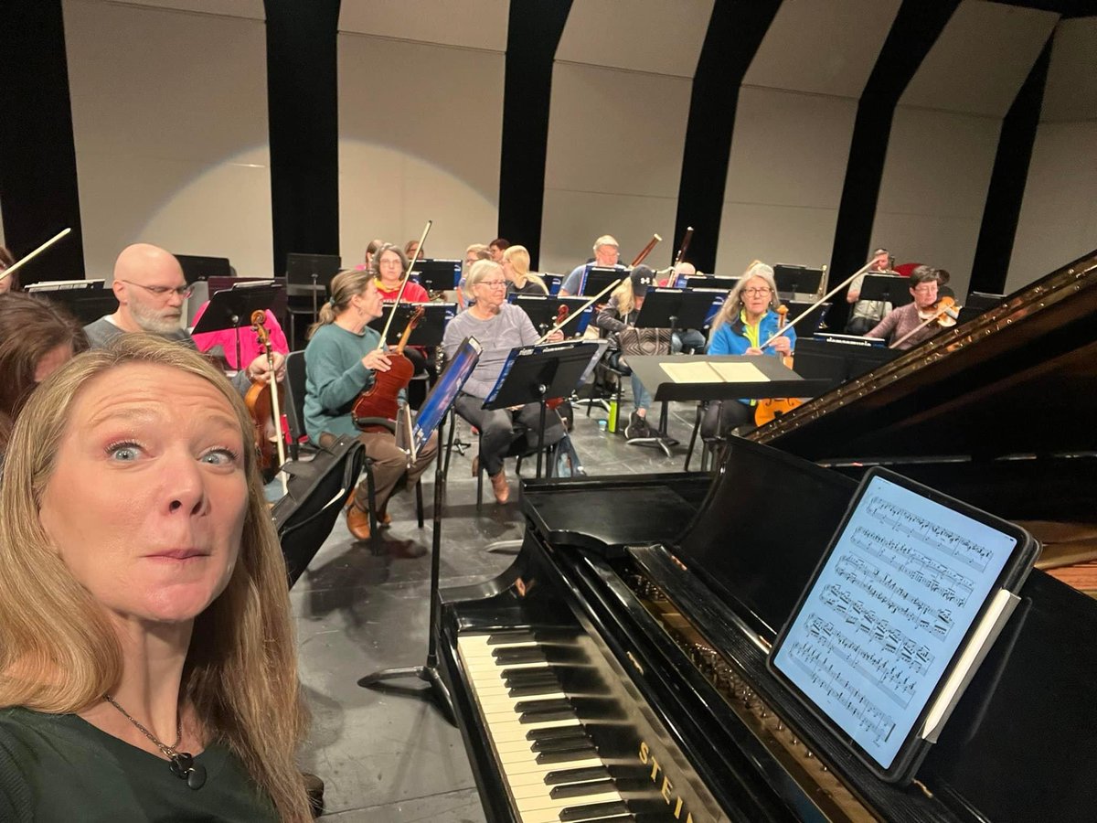 FtDodgeSymphony's tweet photo. It’s concert day.  Mendelssohn, Brahms, Howard Shore and the Clara Schumann Piano Concerto with @mariannep_piano. Its gonna be a musical #marchmadness https://t.co/5Djj0actvC