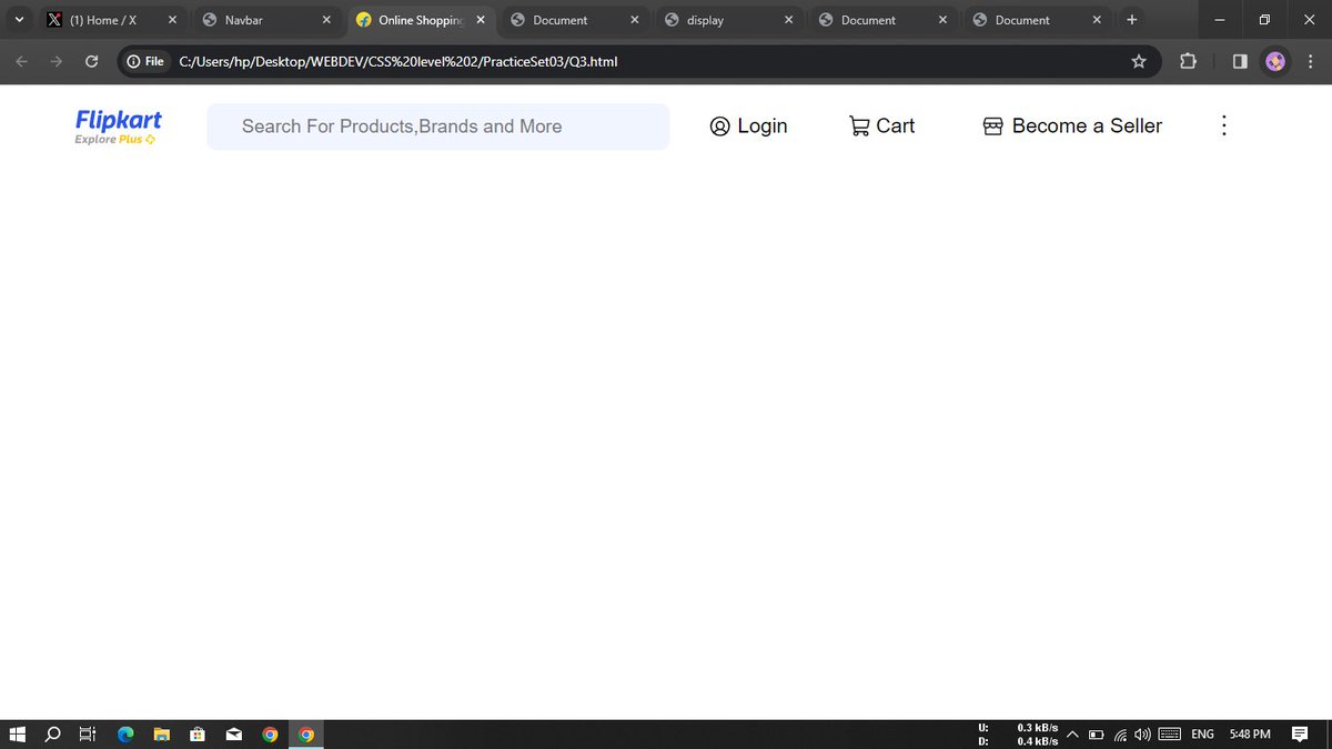 Abhishek_kalme's tweet image. Day 10&amp;amp;11 of #100daysofwebdev
☑️Revise some CSS topics
☑️Practice &amp;amp; creating some simple navbar😇👇

#100DaysOfCode #webdeveloper #100DayChallenge #SoftwareEngineering #SoftwareDevelopment #LearnInPublic #HTML #CSS #javascript