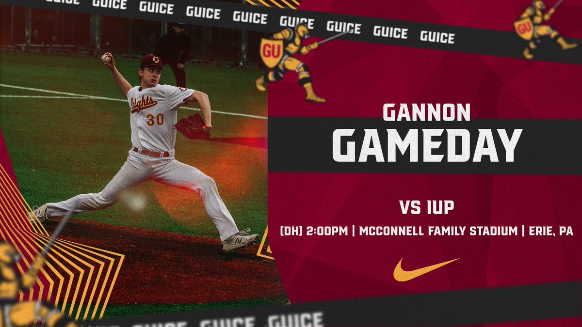 Start time for today is pushed back to 2:00pm, as we look to even out the series vs IUP at home.

📺 psacsportsdigitalnetwork.com/gannonsports/?…
📊 gannonsports.com/sidearmstats/b…

#𝖌𝖚𝖎𝖈𝖊
