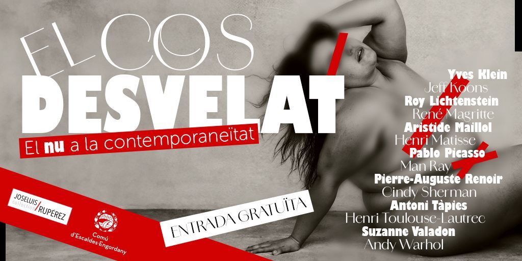 comuee's tweet photo. 🖼️💥 ‘El cos desvelat. El nu a la contemporaneïtat’, la nova exposició del CAEE, us espera de dilluns a dissabte de 9.30 h a 13.30 h i de 15 h a 19 h. Els dissabtes a les 17 h amb visita guiada inclosa!
🎟️ L’entrada és gratuïta
#EscaldesEngordany #Andorra #CAEE #Cultura https://t.co/mIqEakKTvZ