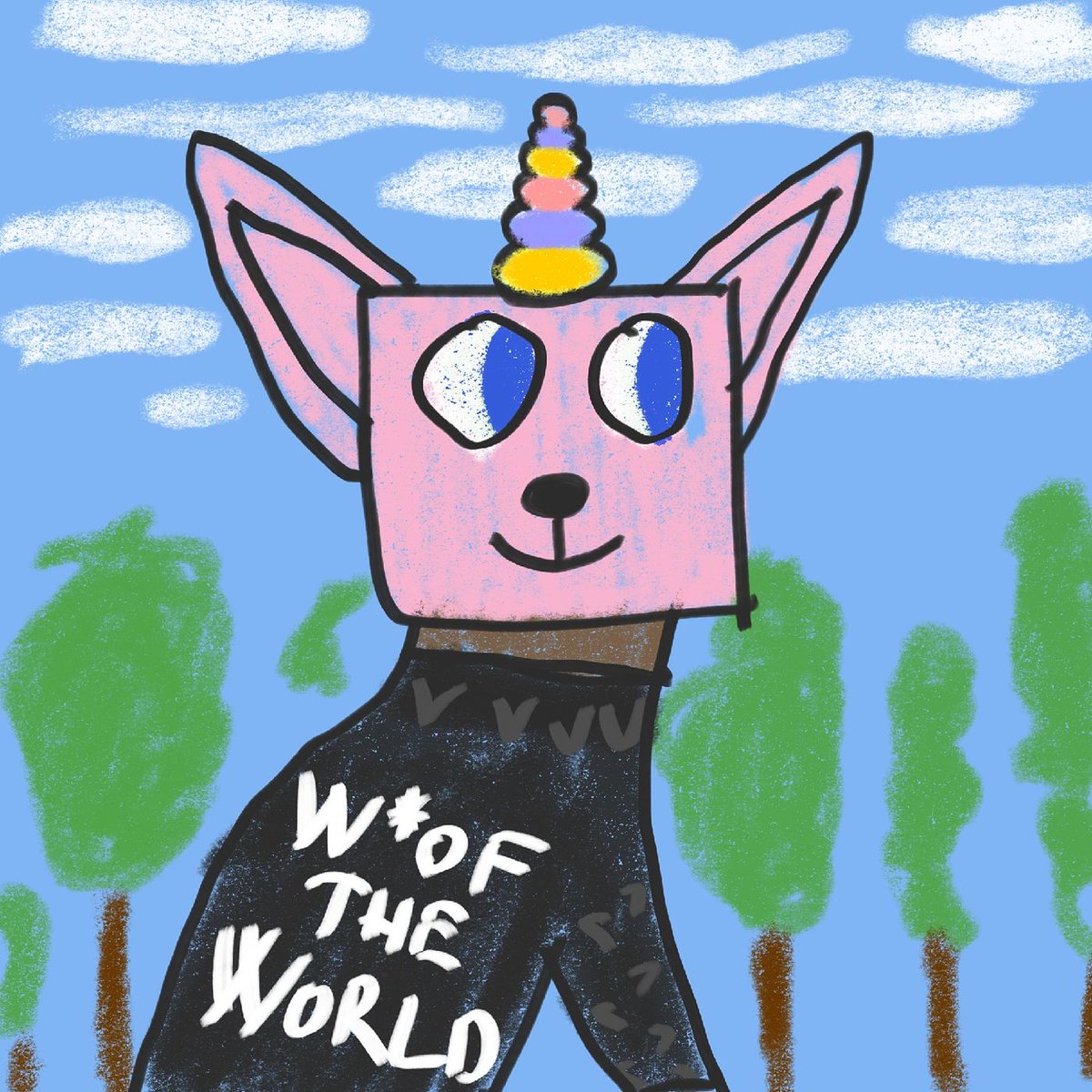 welcome Bad Chihuahuas #3170 by <a href="/OMGChihuahuas/">Bad Chihuahua🐾 SOLD OUT</a> to the Rad Kitties pack!  

dogs are frens too, and this unicorn puppy is woofing a little extra sparkle magic. meow!✨😺
#DogsAreFrensToo #stargazezone