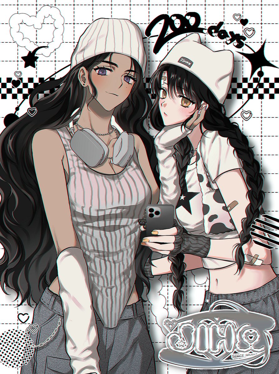 chobbab_'s tweet image. 자컾 200일 기념🎉
(로고 마나님 cm)