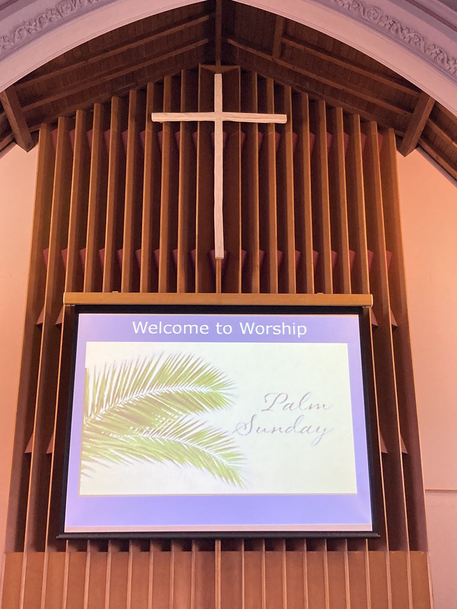 Good morning! Come and join us for our Palm Sunday service - all are welcome 🙏