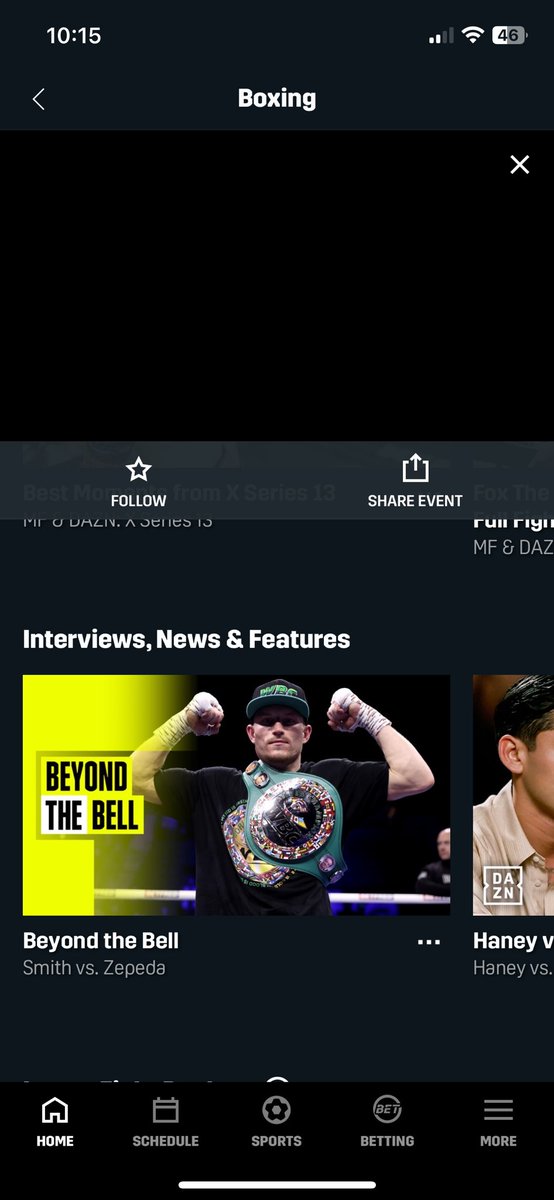 thepropapodcast's tweet photo. @CobblerReuben @DAZNBoxing Not this time mate. Maybe technical issues. However, It didn’t help I had to look at a thumbnail of Dalton Smith holding the WBC belt! I couldn’t watch it live so was looking forward to watching it on catch up. It’s not the first time DAZN’s thumbnails let you know the result 🙄 https://t.co/YEPYQ3tHLF