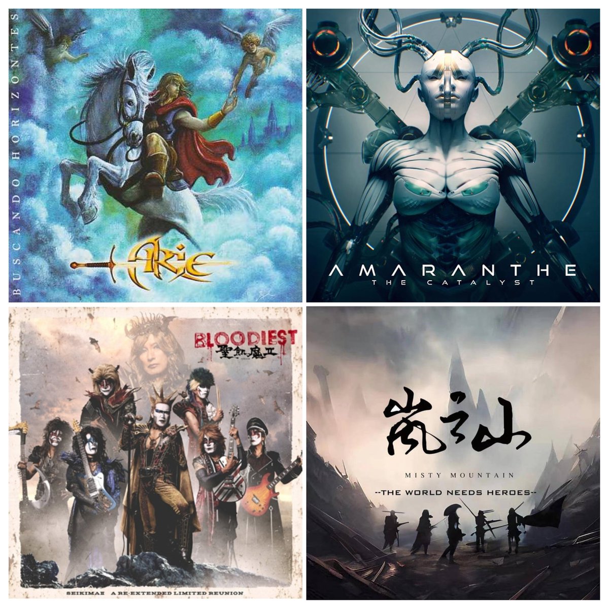 5VVtXrvsVbki5yZ's tweet photo. 3/17~3/23に聴いたアルバムは12枚です ※サブスクも含む
#MetalNewSongs_Playlist🤘
#JPopNewSingles_Playlist🤘
#MarcoGarausMagicOpera🤘🤘
#AridaVortex
#Shannon🤘
#ARJE🤘
#Amaranthe🤘
#聖飢魔II🤘
#嵐之山🤘
#SextaCasa🤘
#Titanium🤘
#JudasPriest🤘
🤘=お勧め(あくまで主観です🙏🏻) https://t.co/5ahy4cy5RN