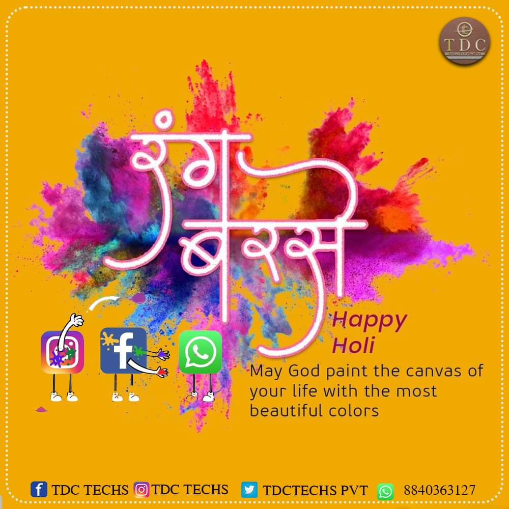 TDCTechsPvt's tweet photo. May God paint the canvas of your life with the most beautiful colors Happy Holi..!

#Holi #holimubark #Tdctechs #Politicalconsulting https://t.co/Rg5TbN3CSk