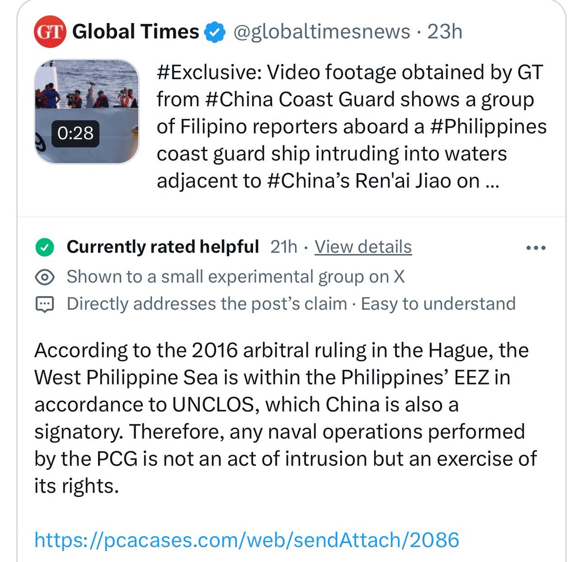 jaytaryela's tweet photo. We extend our gratitude to all X users who dedicate their time and effort to contribute to the Community Notes. Your valuable contributions help expose the lies, misinformation, falsehoods, and fake news propagated by @globaltimesnews. Let us stand together and prevent China from utilizing this platform to amplify their propaganda, distort the truth, and further their selfish ambition of dominating the entire South China Sea. As Mitch Albom once stated, "A lie told once is easy to expose, but a lie told a thousand times can appear as truth and [will] destroy the world." It is critical for everyone regardless of your nationality that we remain vigilant and united to protect the humankind from such destructive falsehoods.