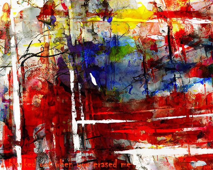 PhiloThilo's tweet photo. I blanked out when you erased me
PhiloThilo 24/03/2024
#digitalart #blankout #eraseme #philothilo https://t.co/LV3wCeThiS