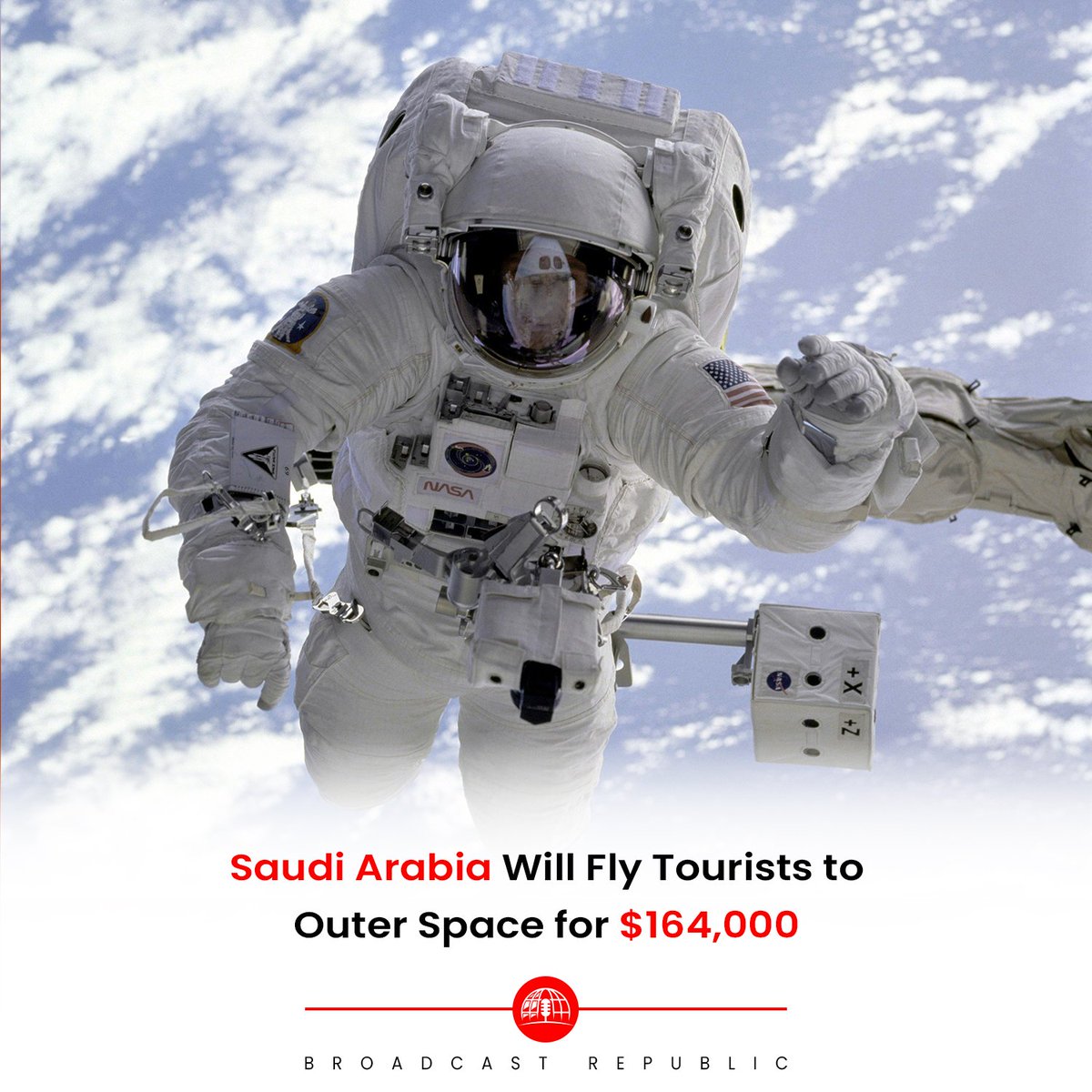 Starting in 2026, tourists in Saudi Arabia will have the opportunity to embark on trips to the earth's stratosphere, priced at $164,000 per person. 

#SpaceTourism #SaudiArabia #HaloSpace #StratosphereTrips #EarthView