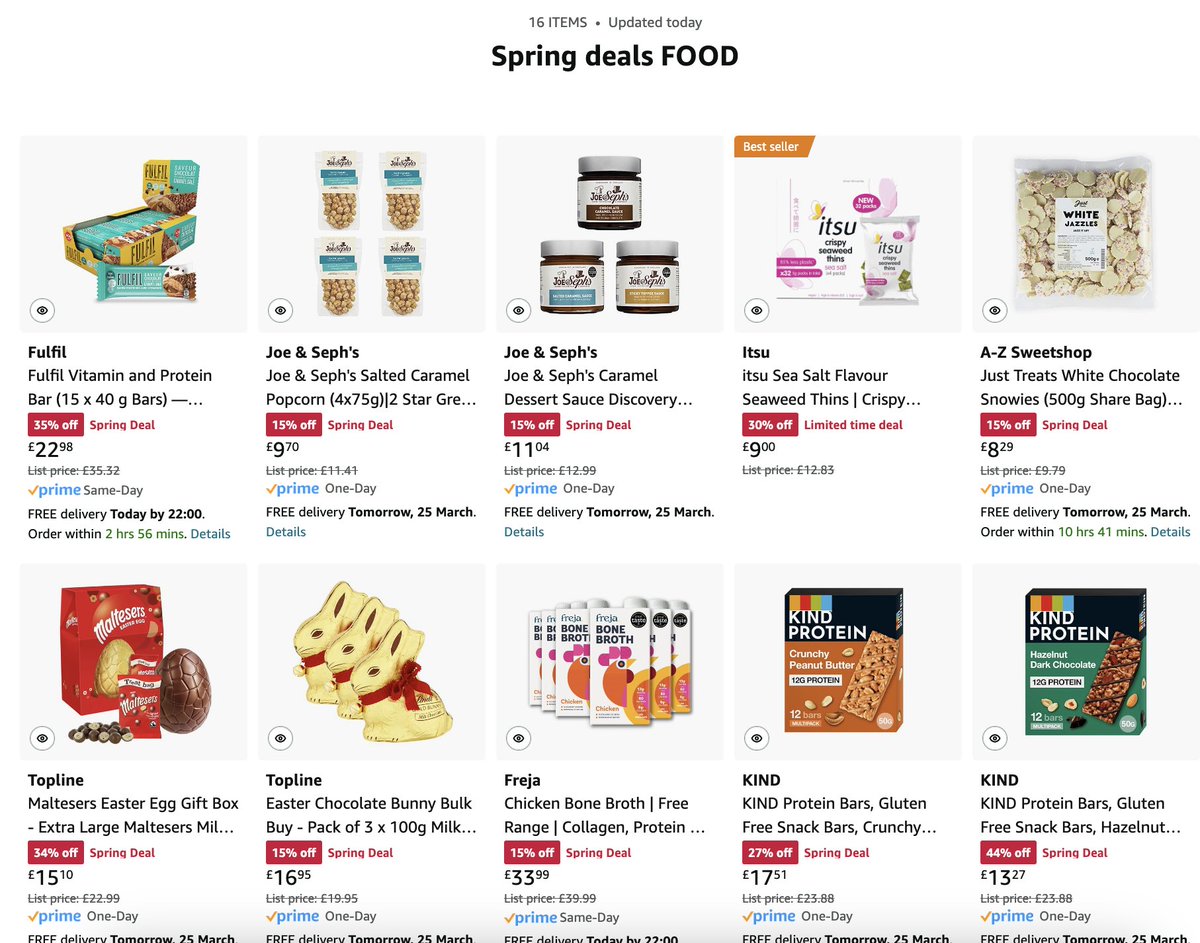 Amazon SPRING deals! my FOOD picks - amzlink.to/az0TsbHleTyWh AD link