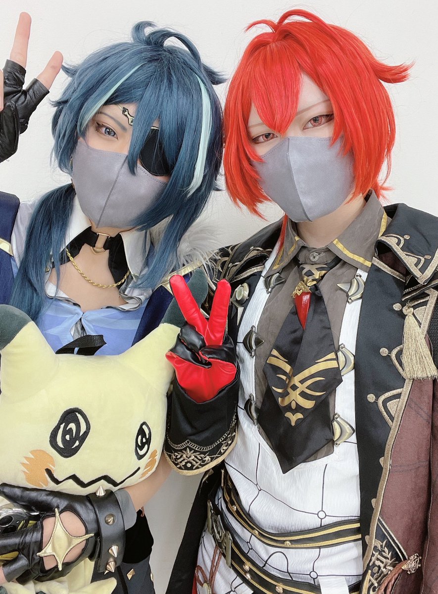 _near03's tweet photo. アコスタお疲れ様でした〜！！！
1日目、実寸でﾉﾜ🔫
2日目、義兄弟❄️

めちゃくちゃ楽しかったです😚🤍
2日間、てか2年間ありがとう くれあ
 #アコスタ池袋  3/23.24 https://t.co/2L70fmxMq8