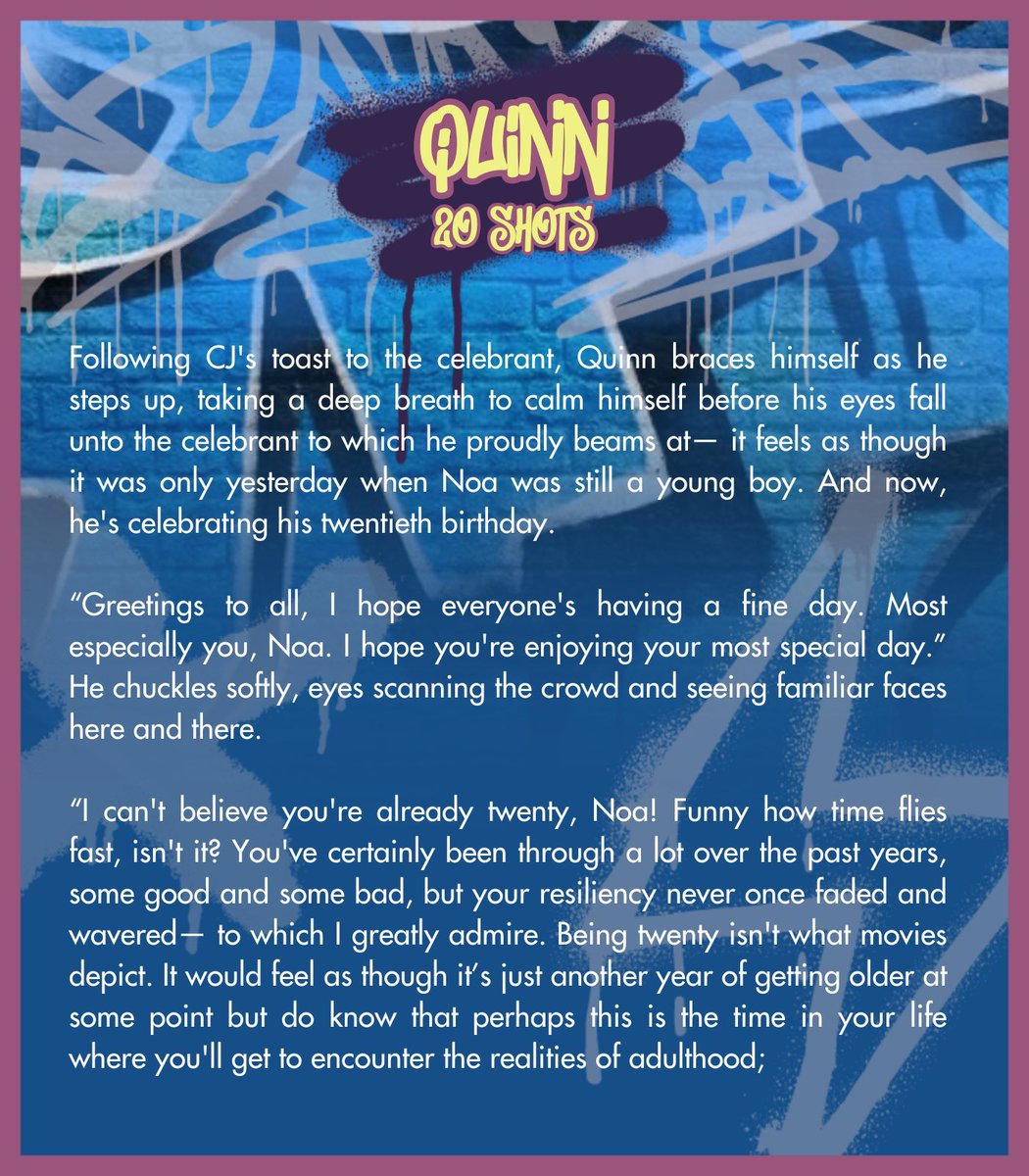 2OTHSTREET's tweet photo. @bumalakid @loreniched ㅤ

                [ 🥂  ]  THE   15TH   SHOT ˏ
                QUINN   ҂

ㅤ https://t.co/7B5yza8AoI