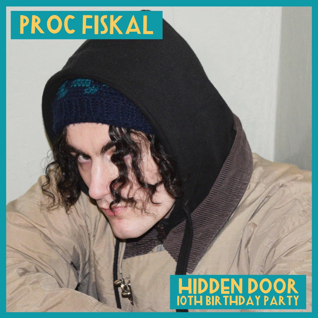 Weaving melodies around distorted samples and unpredictable rhythms, Hyperdub regular @ProcFiskal takes inspiration from elements of Scottish culture past and present to create something new and exciting, in tandem with tongue-in-cheek visuals. Tickets: hiddendoorarts.org/hidden-door-bi…