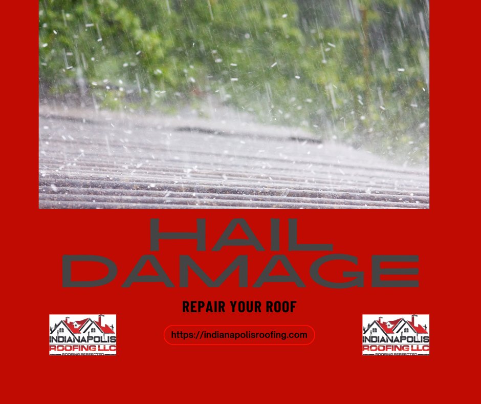 🚨 Hail Damage Alert, Indianapolis! 🚨 Has your roof taken a beating after the recent hailstorm? We specialize in swift and efficient hail damage roof repairs. Keep your home safe and secure with our expert team by your side. Call us now! #HailDamageRepair #IndianapolisRoofing
