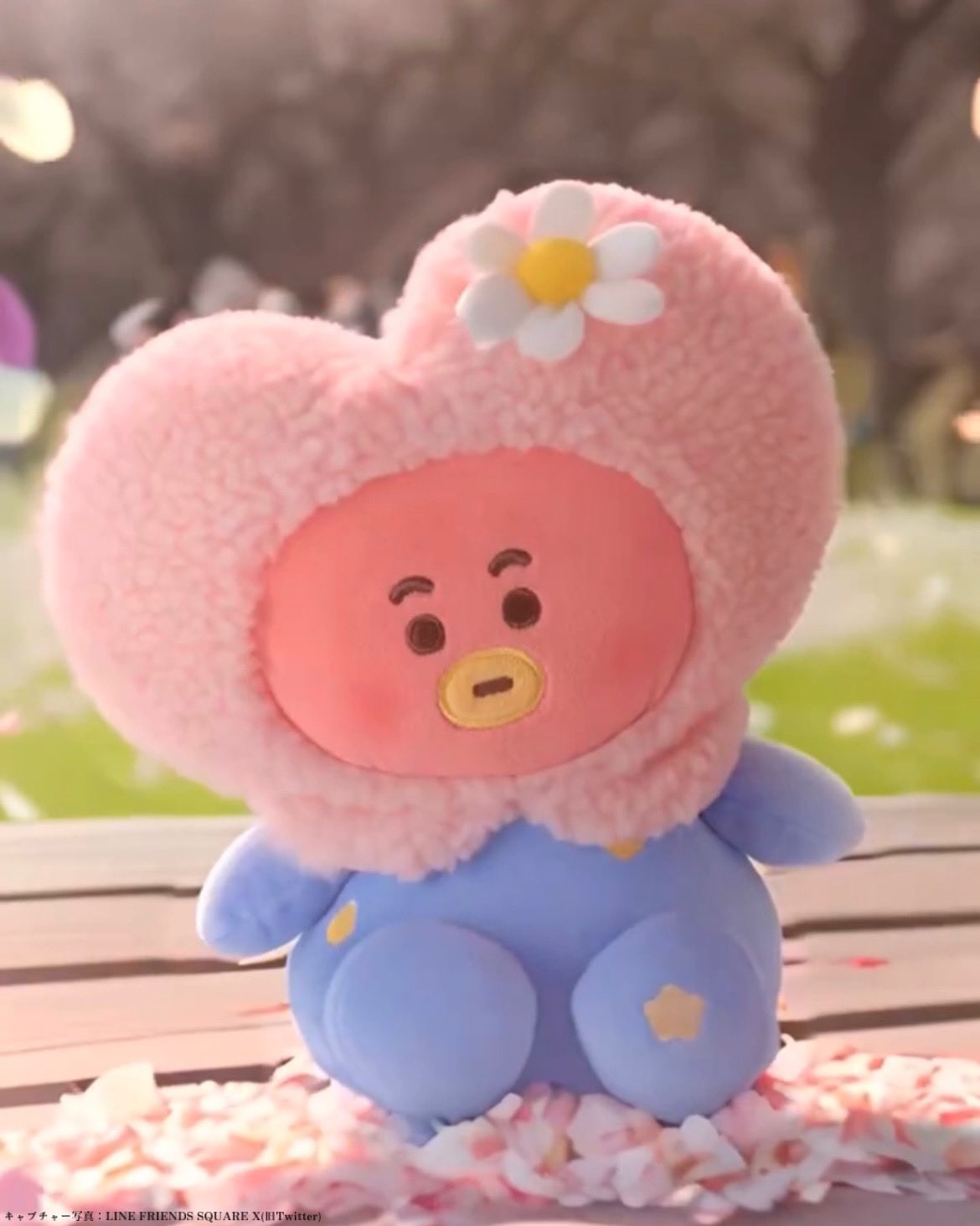 BT21 SPRING DAYS EDITION ぬいぐるみ RJ