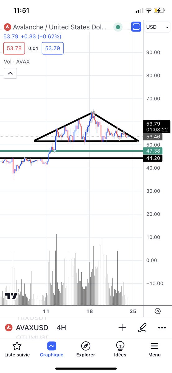 Je le sent pas #avax 

#crypto #Avalanche