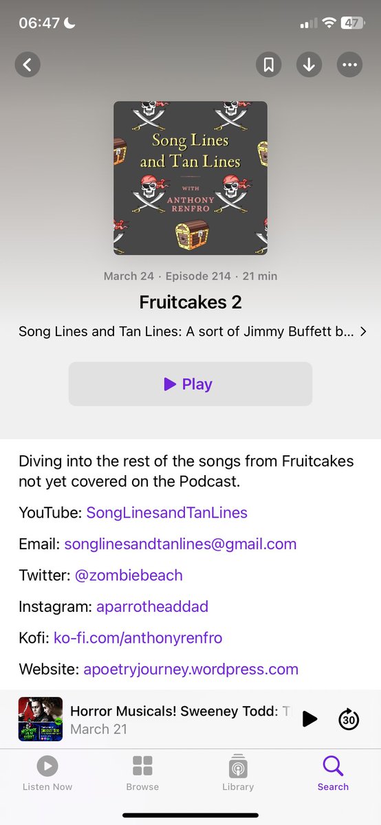 Part 2 just dropped. Tune in to the Song Lines and Tan Lines Podcast wherever you get your Podcasts from and listen to the review of Jimmy Buffett’s album Fruitcakes.  #jimmybuffett #parrotheads #musicreview #podcasts #troprock