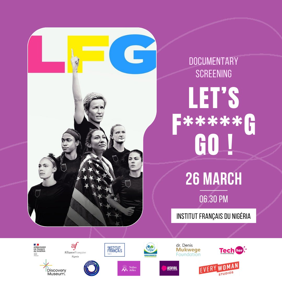 We gladly invite you to an interesting documentary screening of 'Let's F*****g Go' to wrap up our International Women's Day (IWD) celebrations of 2024. Don't miss this one, it promises to be mind-blowing ! #InternationalWomensDay2024 #LFG