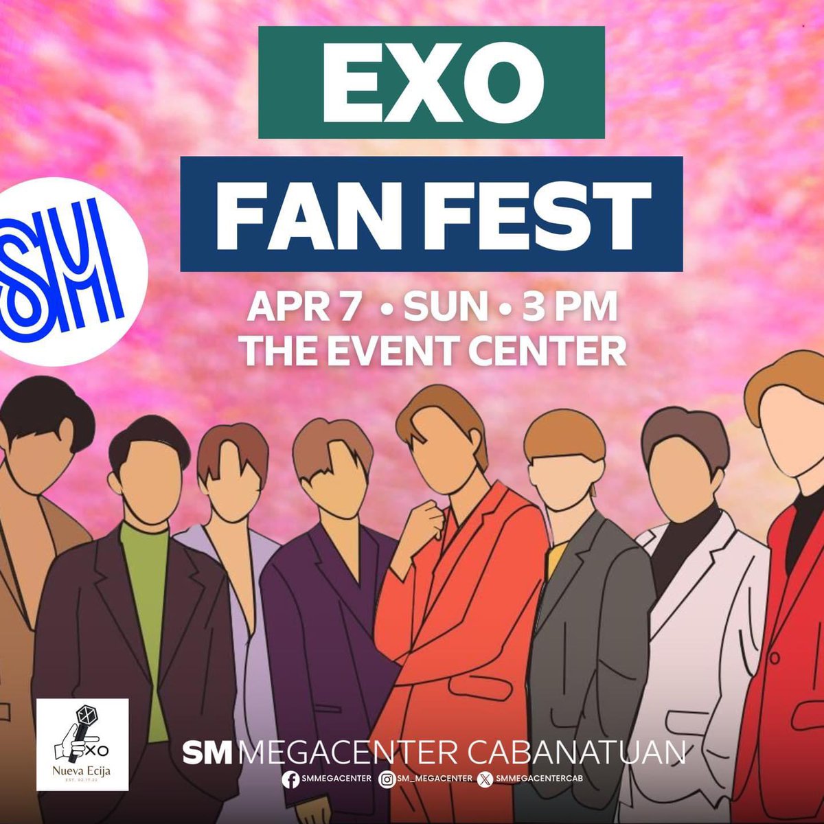 phixonuevaecija's tweet photo. ATTENTION, EXO-Ls! ✨

Come with us for a fun and exciting celebration of EXO’s 12th year anniversary this coming April 7 • Sunday • 3 PM at The Event Center! 

Also, you might want to get ready to "rollin’ rollin’ rollin’ hills" with our grand giveaway! 👀 https://t.co/0EBkDAv5aL