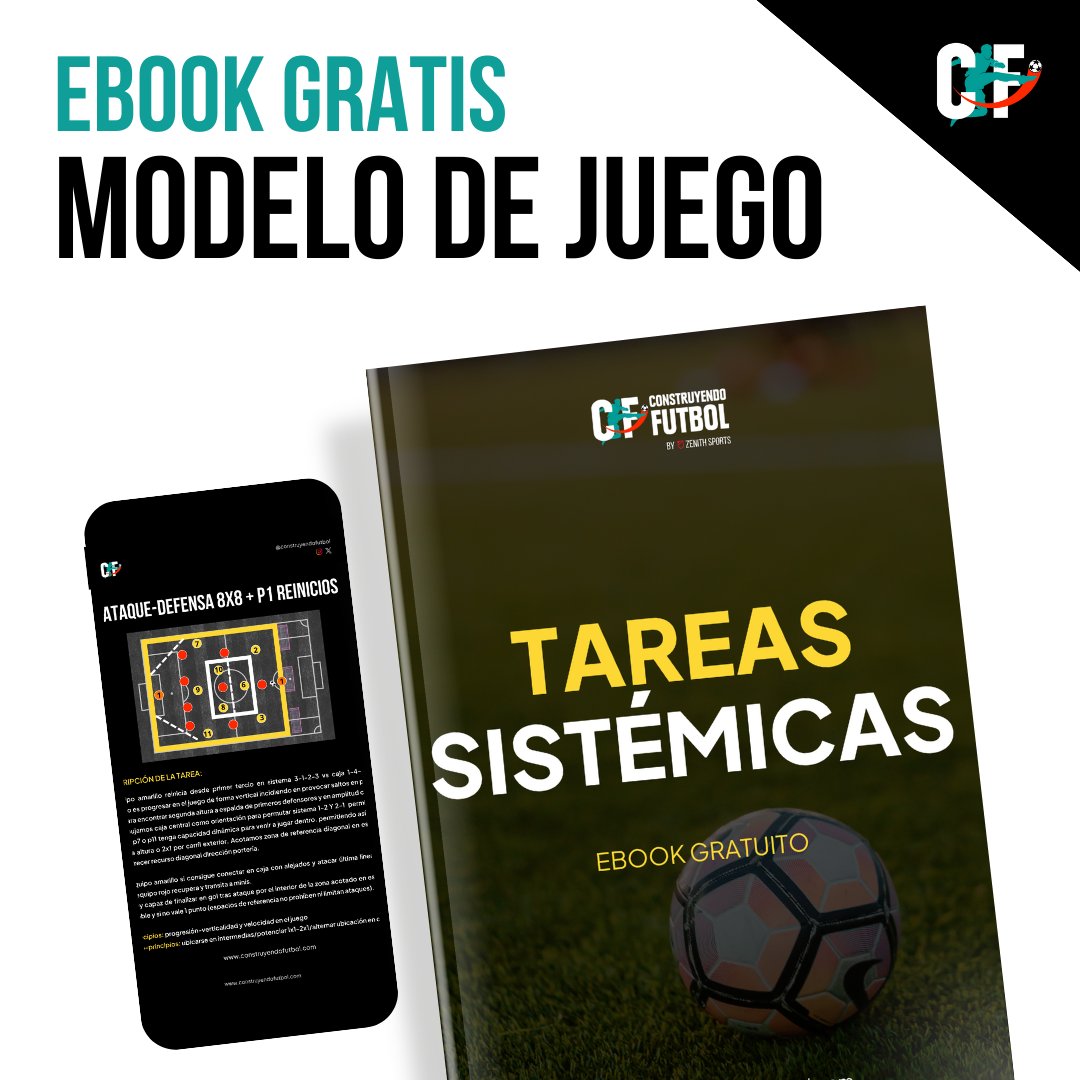 📣 Te recordamos que tenemos nuevo EBOOK GRATIS: TAREAS SISTEMÁTICAS

✅ Consíguelo en 3 sencillos pasos:

1️⃣ Síguenos en <a href="/construyefutbol/">Orientación Académica Zenith Sports</a>

2️⃣ Menciona a 2 amigos/as que le interese este pedazo de EBOOK

3️⃣ Haz RT a esta publicación