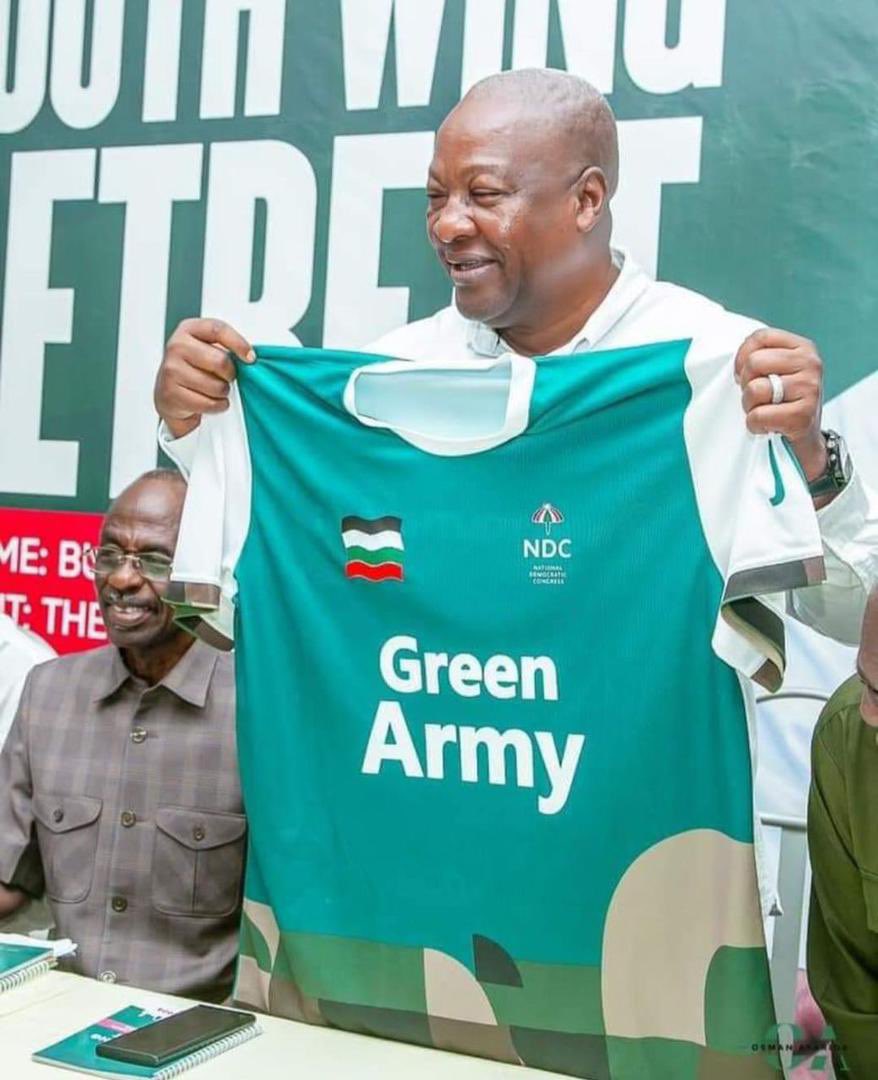 ndcgreenarmy's tweet photo. We are poised to secure victory in this election for JM &amp; Prof! 

Pablo, along with his vibrant @NDCYouthWing, exhibits unwavering determination, and nothing will hinder our progress.

#YouthPower
#ChangeIsComing https://t.co/puSY0NUzql