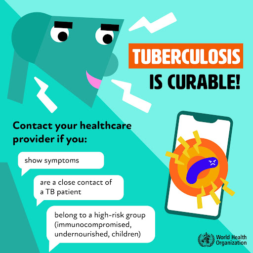 📣 #WorldTuberculosisDay What you need to know about #TB: Tuberculosis (TB) is an infectious disease that most often affects the lungs and is caused by a type of bacteria. #TB spreads through the air when infected people cough, sneeze or spit. Common symptoms: 😮‍💨 Prolonged