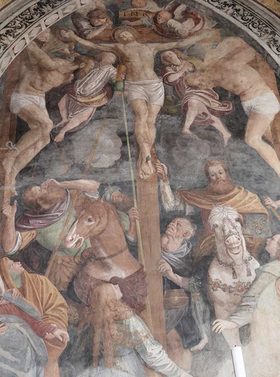 Crocifissione di Cristo 
Gaudenzio Ferrari, 1539 
Santa Maria delle Grazie, Milano
#domenicadellepalme