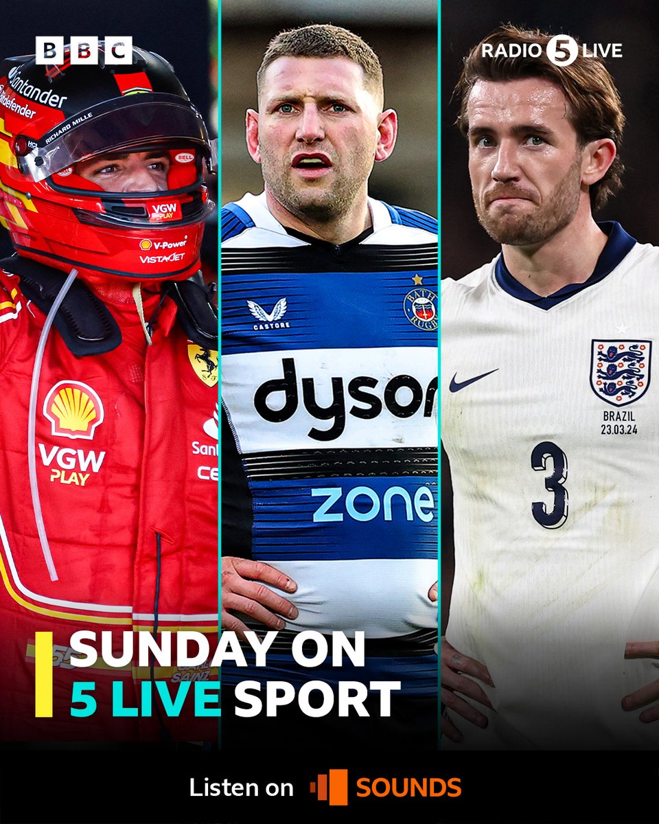 Time to kick off a busy Sunday of sport 👇 Live commentary of Bath 🛀 v 🦈 Sale Reaction to England's defeat to Brazil 🏴󠁧󠁢󠁥󠁮󠁧󠁿🇧🇷 #WSL and Women's Six Nations ⚽️🏉 Our F1 team digest the #AustralianGP 🏎️ Join @K_CroydenSmith on @BBCSounds 📻 bbc.co.uk/5live