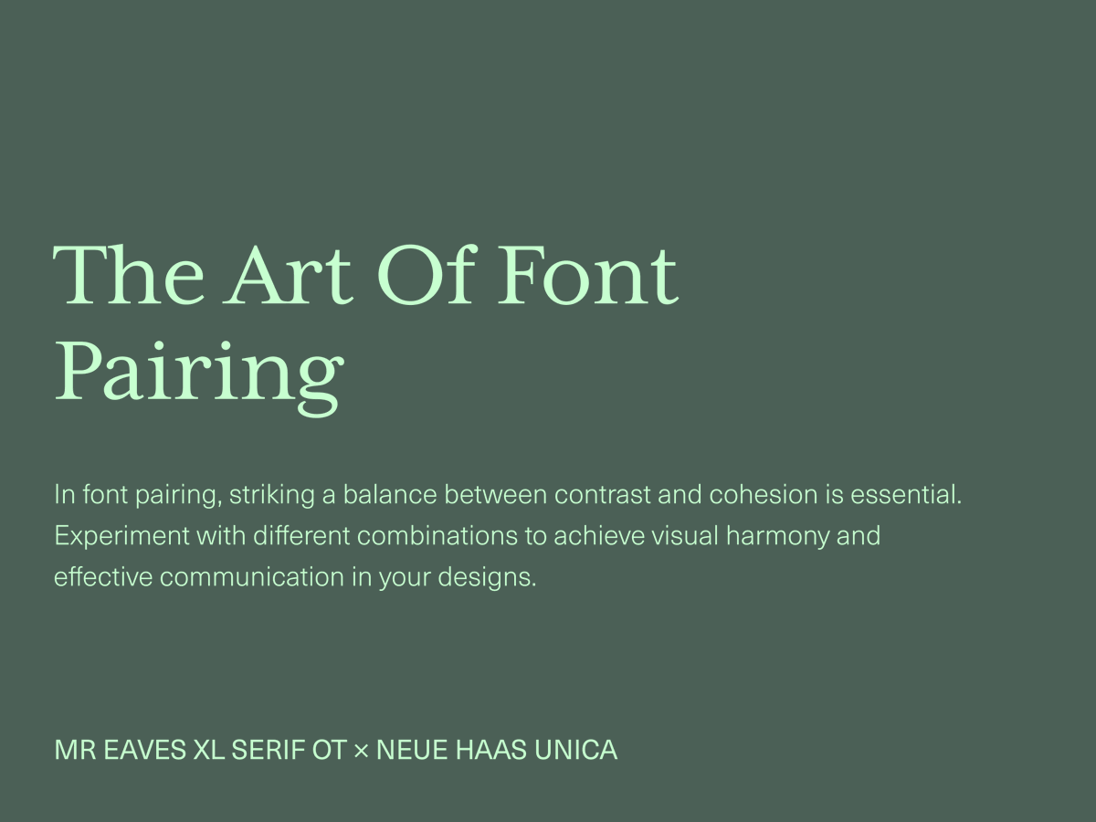 olegcoada's tweet photo. Save for later. 

Adobe Fonts pairings for your next branding project:
1. P22 Mackinac Pro × Halcom
2. New spirit × Poppins
3. Ohno Blazeface × Aktiv Grotesk
4. Mr Eaves XL Serif OT × Neue Haas Unica https://t.co/QcQ27rGAnC