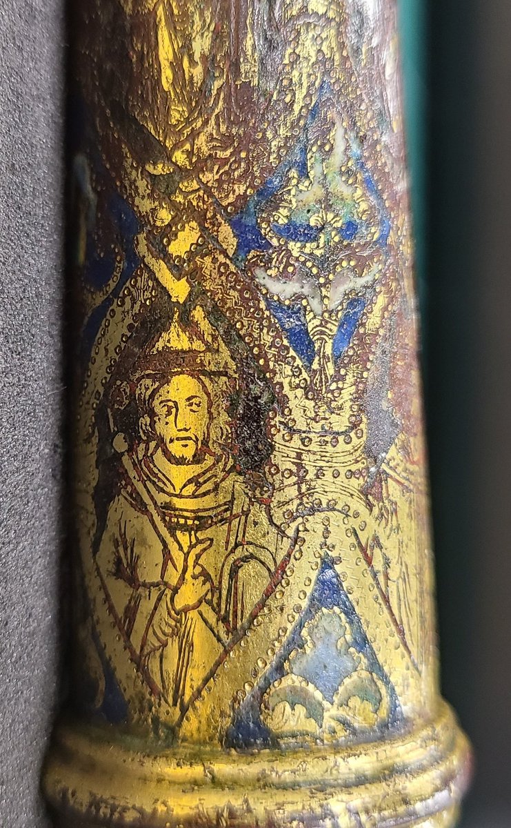 Caught a sneaky glimpse of the 12th-century Whithorn Crozier up close before it goes on loan for the season to <a href="/WhithornTrust/">Julia Muir-Watt</a> for the newly updated Face to Face exhibition with <a href="/CaseWhithorn/">Cold Case Whithorn</a>. It's very 3D!