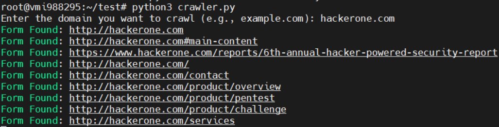 RootMoksha's tweet image. This script can crawl the website and find URLs that contain HTML Forms. Very useful  to find Forms for Blind XSS.

github.com/dirtycoder0124…

Credit:@dirtycoder0124 

#bugbountytips #BugBounty