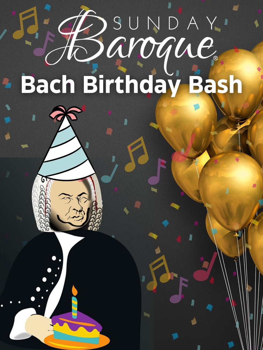 Get ready for a musical feast as the Bach Birthday Bash continues today! We've got music from his Christmas Oratorio, the St. John Passion, a Brandenburg Concerto, the Goldberg Variations, and one of the Cello Suites. 🎉🥳