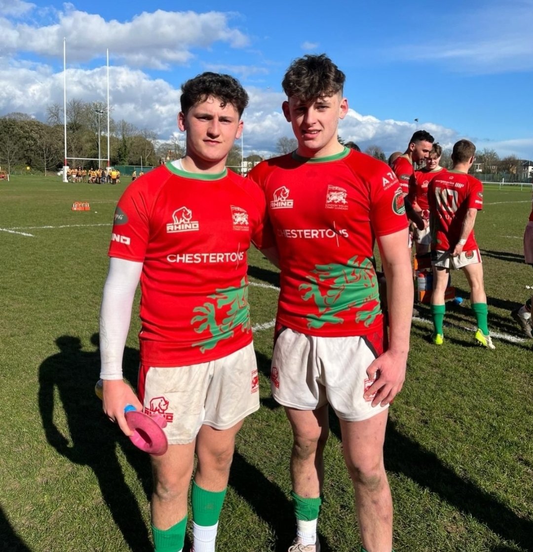 A proud day in the Jones household yesterday Club Director Gareth Vaughan Jones watched on as youngest Osian made his senior debut for the Druids 2nd XV and Jones Senior (Evan) played senior rugby with his brother for the first time A London Welsh Story 🫶 #lwfamily ❤️