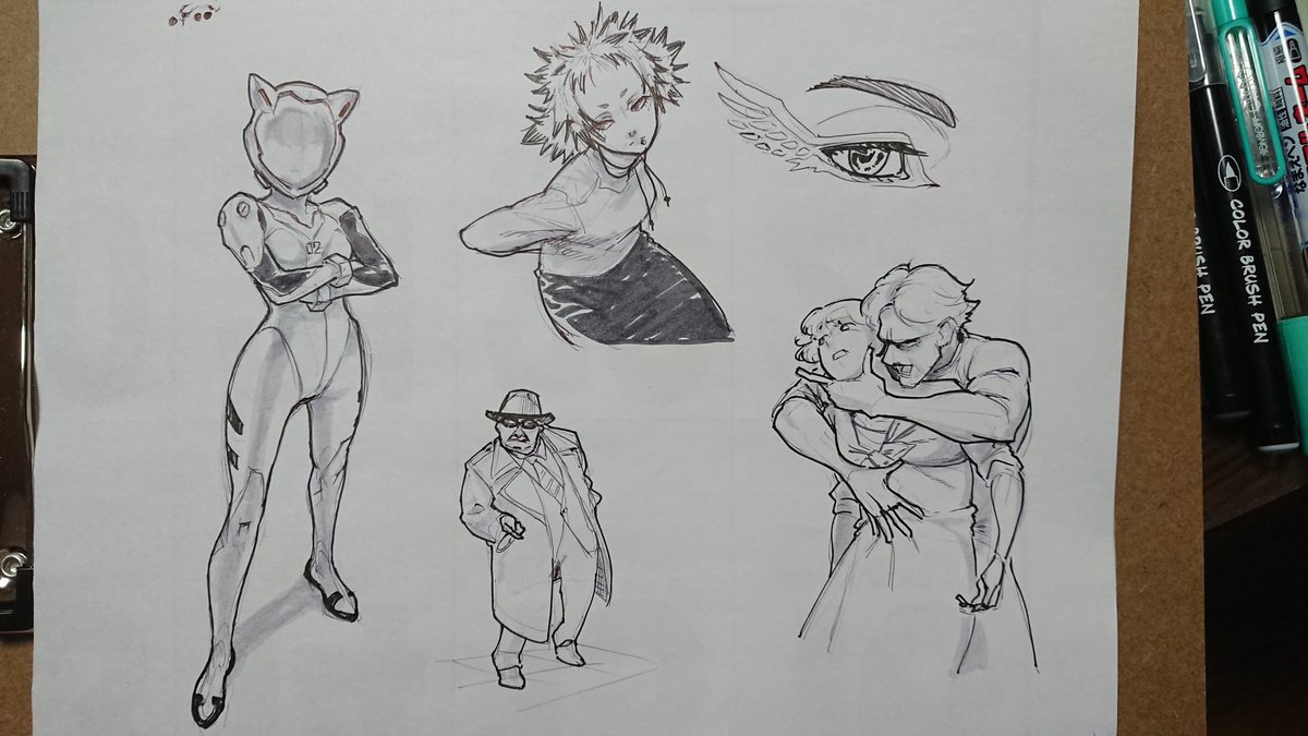 夕食後の落書き 