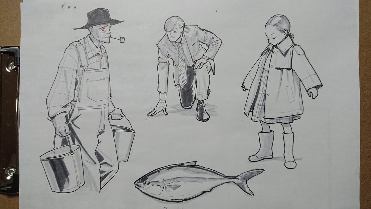 夕食後の落書き 