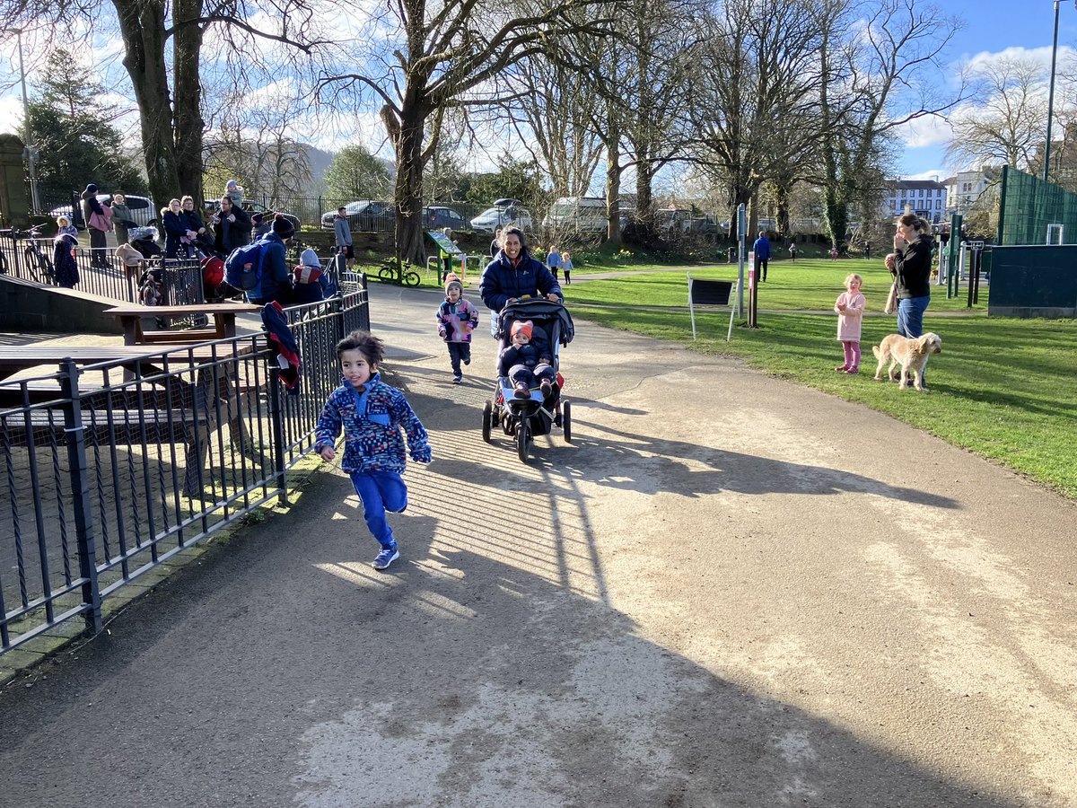On a sunny Palm Sunday, 50 runners ran two laps of Fitz Park. Millie achieved her first ever first finish at Keswick juniors with a time of 7:35; which was also a PB for her by some ten seconds. #loveparkrun #parkrunfamily #juniorparkrun