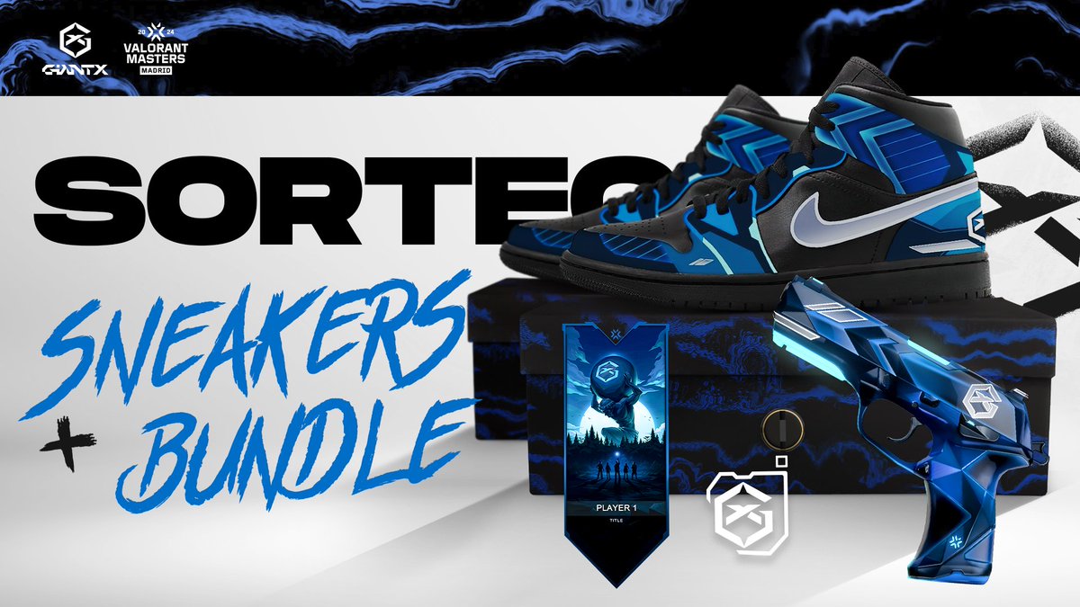 ¿No estás en la Masters Madrid, pero quieres llevártelas? 😎

Estamos sorteando estas Sneakers edición especial y el Bundle de GIANTX 👟🔫

Para participar, sigue el link que verás en las respuestas.

Y asegúrate de:
🩷 Like a este tweet
🔁Retweet 

#VALORANTMasters #WeAreGIANTX