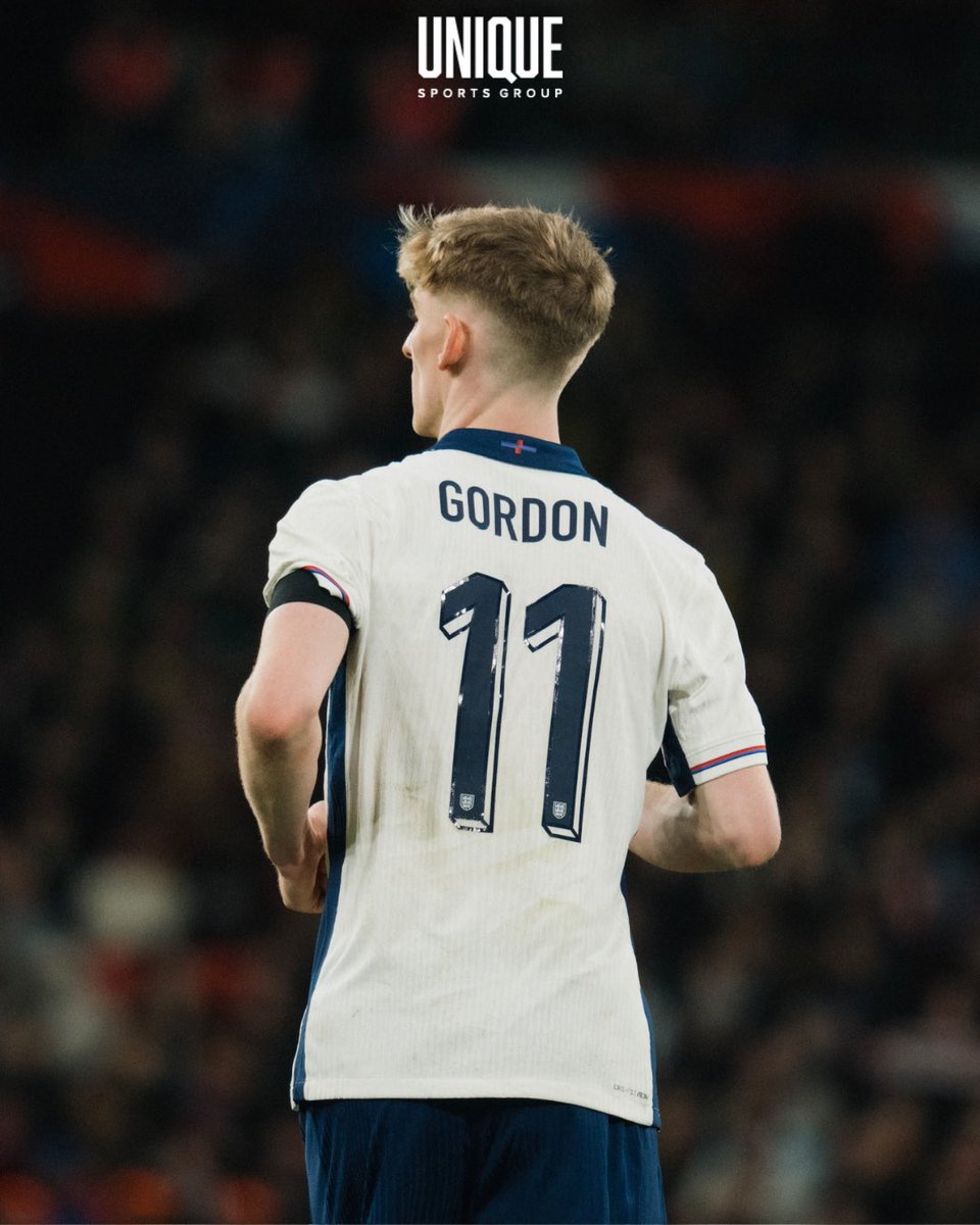 A brilliant three lions debut for @anthonygordon last night at Wembley Stadium, as @England took on Brazil. 🦁 Massive congratulations Ant! #BeUnique