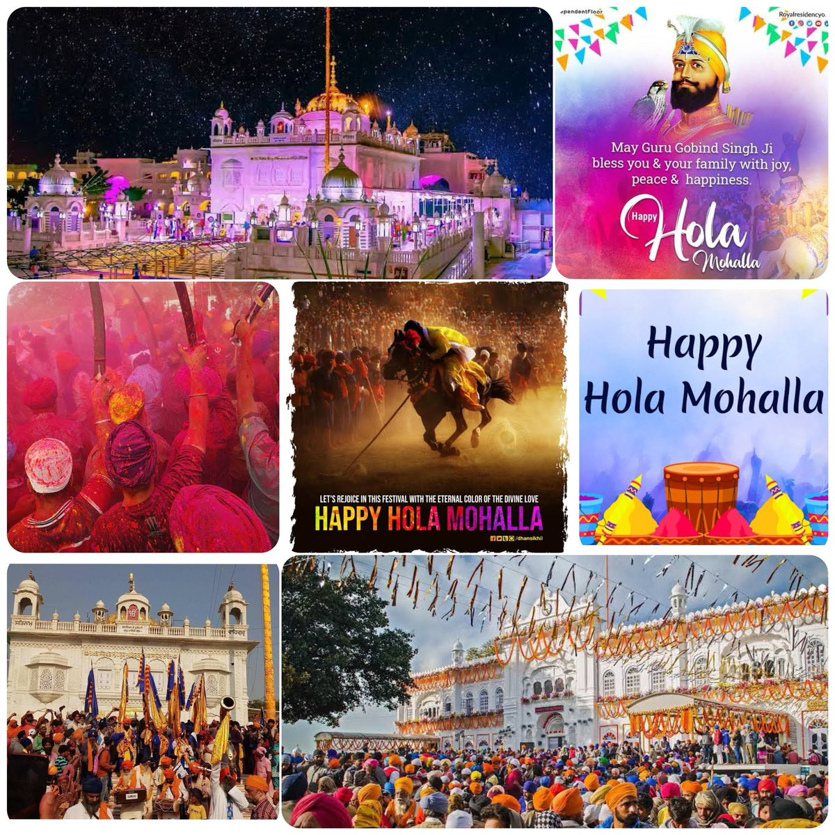 Happy Holi &amp; Happy Hola Mohalla 🙏🏻💕