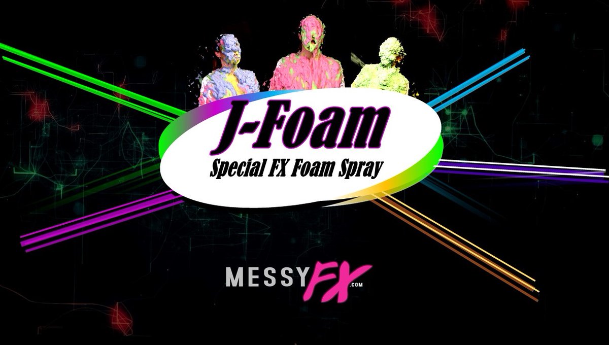 MessyFXStore's tweet image. MessyFX &amp;amp; the brand new "J-Foam" - Ultra Messy &amp;amp; Vibrant Colored foam spray have officially launched!!

Order Now ► MessyFX.com