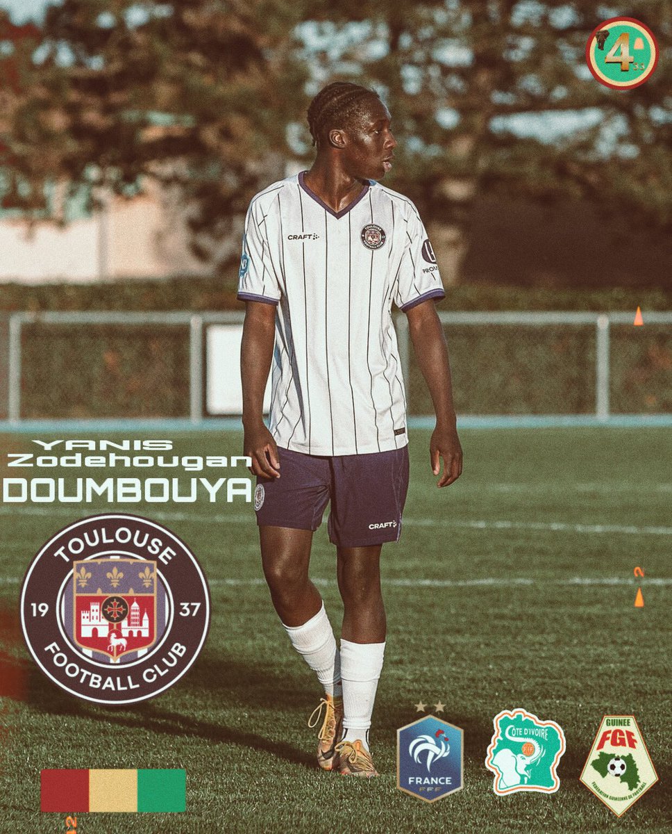 Scout_GN's tweet photo. 🇫🇷🇨🇮🇬🇳 ❓
Yanis Zodehougan Doubouya (2004) Défenseur central / Toulouse Fc , ouvre la porte au SYLI 

D’un père Ivoiro-guinéen, #zode évolue avec la réserve en N2. 

Même s’il n’a pas encore fait ses début officiel avec les A , il as effectué la pré-saison avec les pro
⬇️⬇️ https://t.co/ANq5o2Ssno