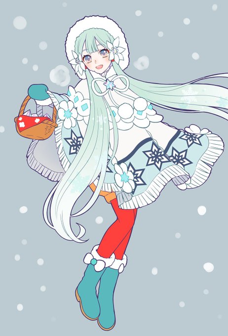 初音ミク 「BLOOMINGミクさん 」|マスもふﾌﾟﾝのイラスト